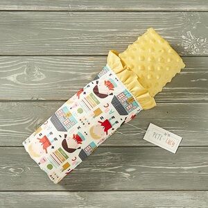 Keep your little one warm and comfortable with school themed minky blankets